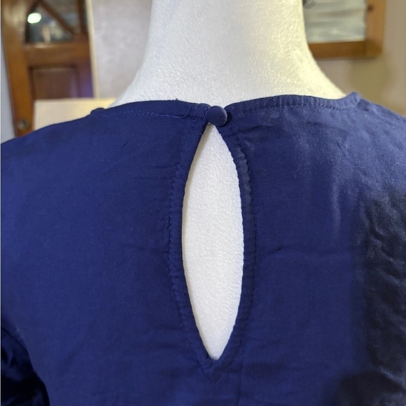 NWT Blue Rain Embroidered Dress - Picture 7 of 10